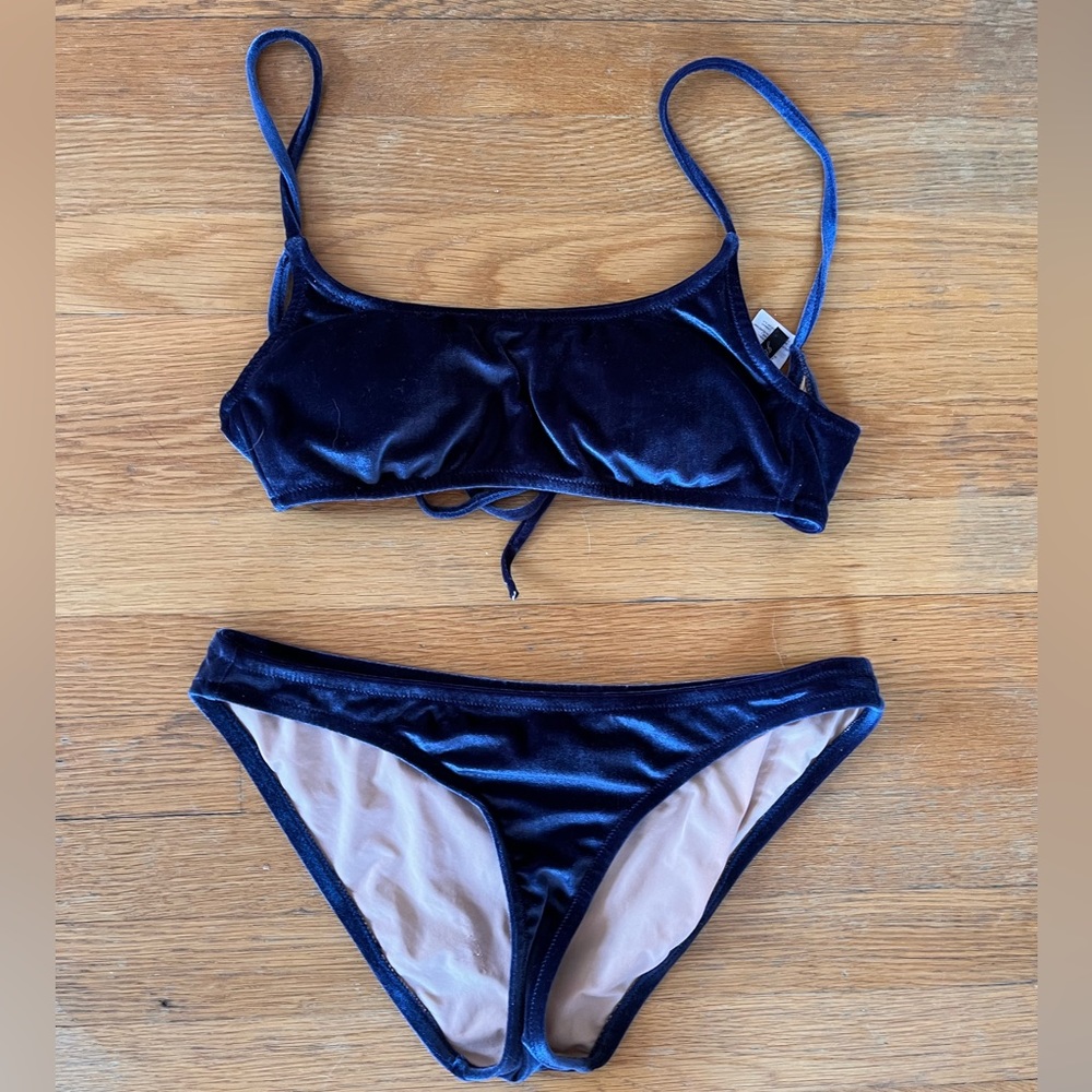 Blue Velvet Bikini